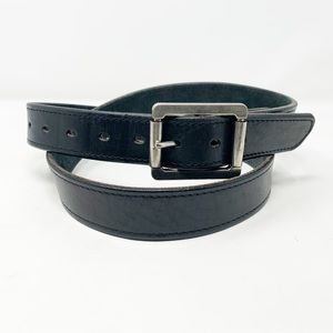 Hanks Belts | Double Roller Black Leather Belt 50